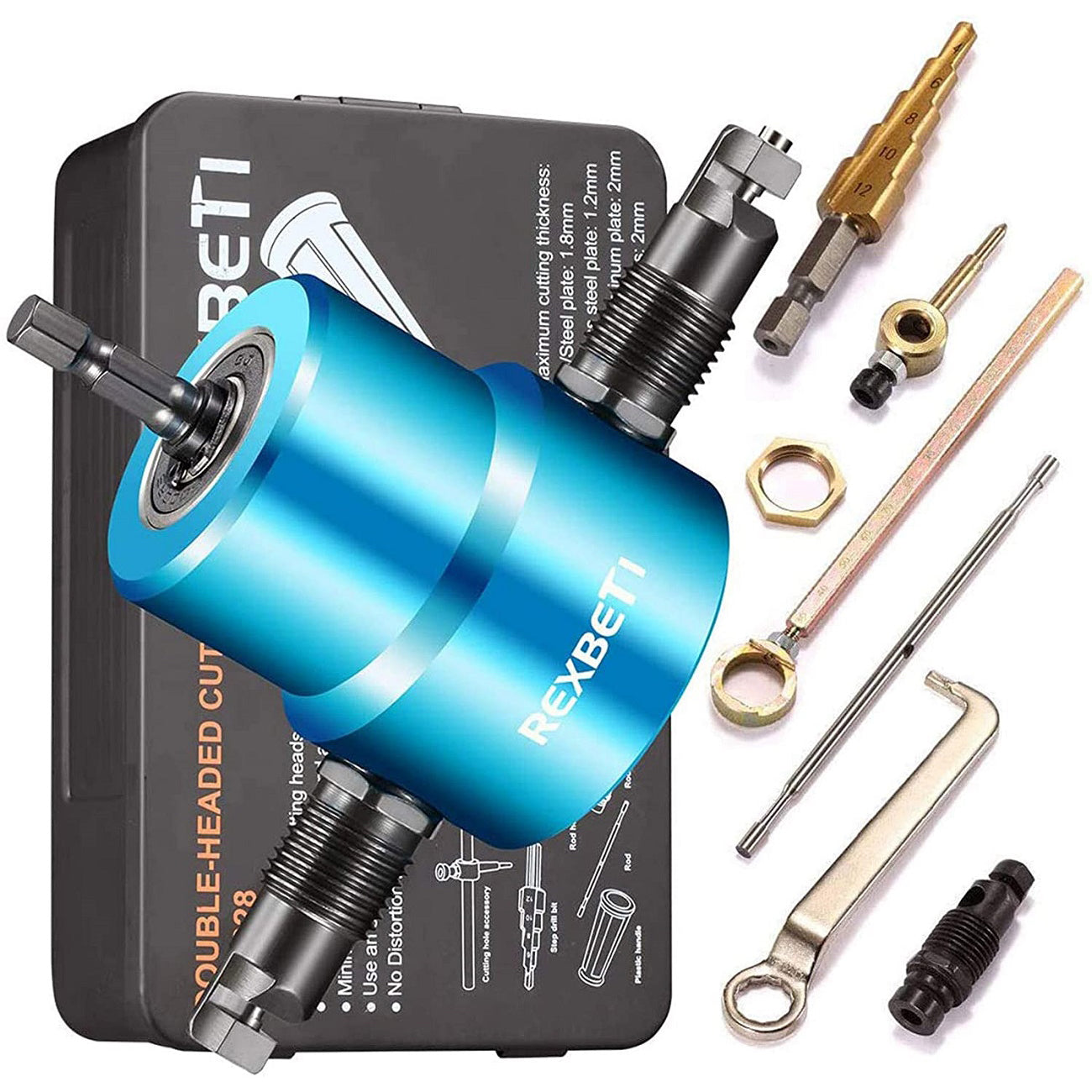 EOTVIA Nibbler Metal Cutter,Drill Attachment Metal Nibbler Tool