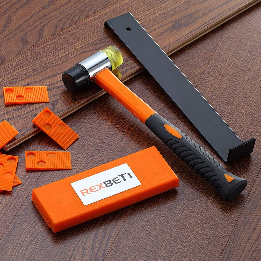 REXBETI 43-Piece Laminate Wood Flooring Installation Kit with 40 Space